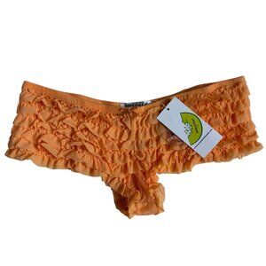 NWT - Honeydew Ruffled Panty (Orange) - Large